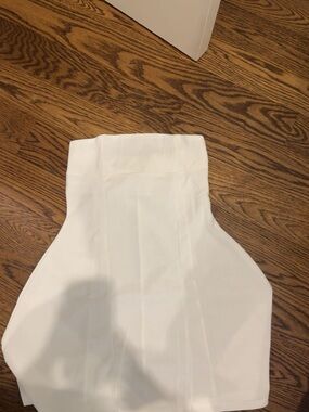 White Strapless Bandage Mini Dress